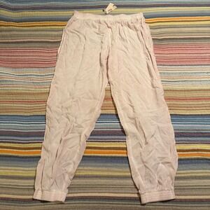 Victorias Secret Pink Viscose Pajama Jogger Pants Small NWT